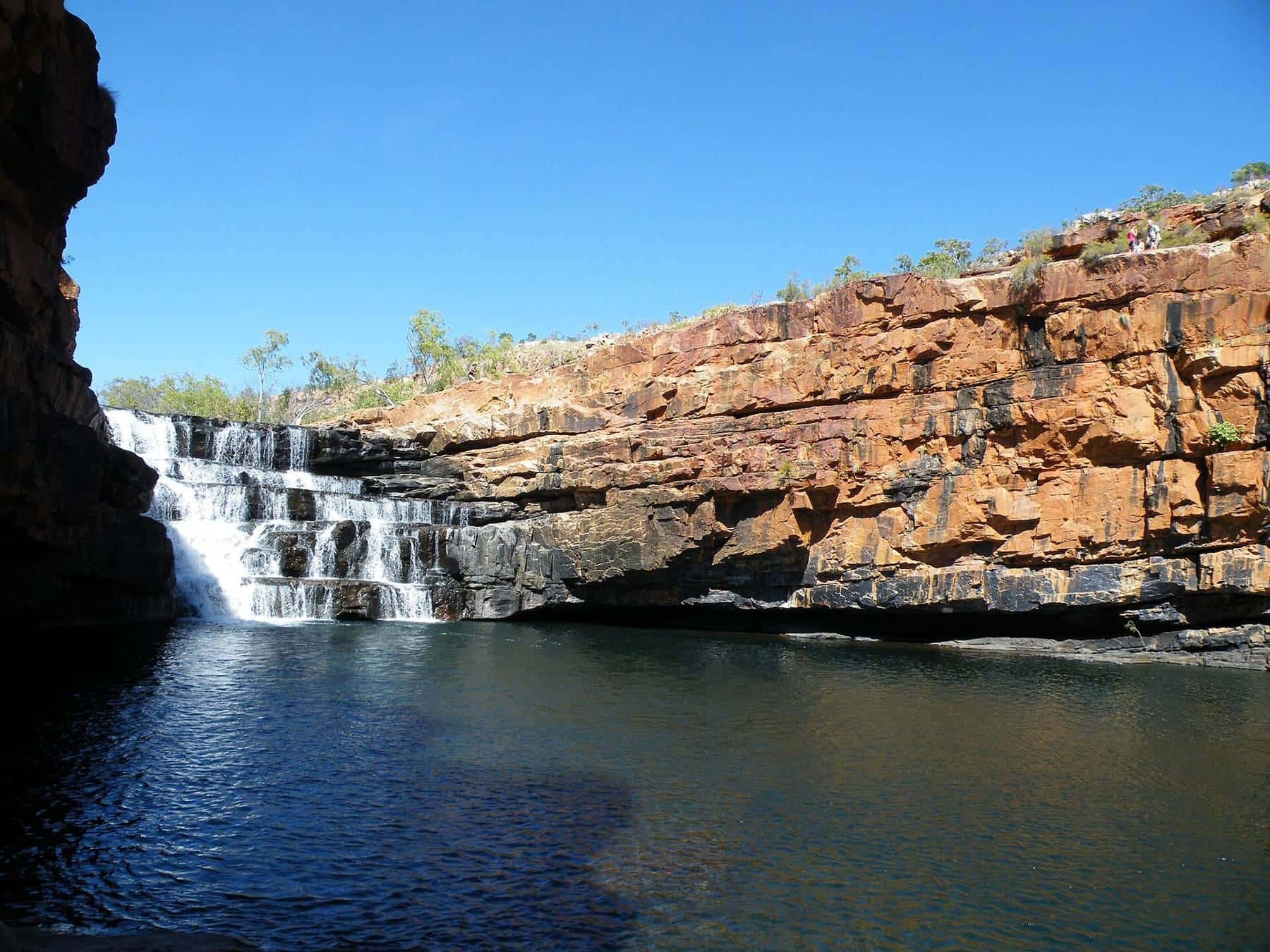 The waterfall and pool at Bell Gorge in the Kimberley