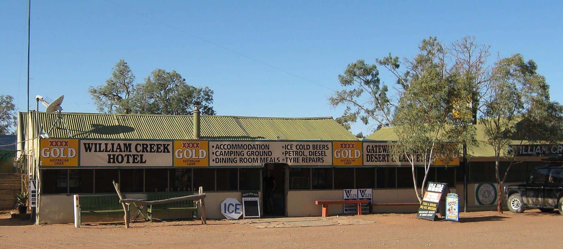 The pub at William Creek in far north South Australia