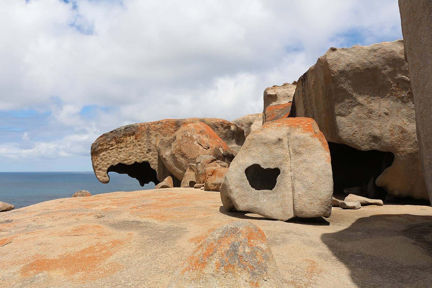 The granite boulders of Remarkable Rocks on Kangaroo Island